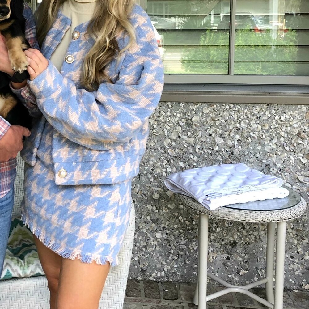 Lori Houndstooth 2 Piece Set Storets size small